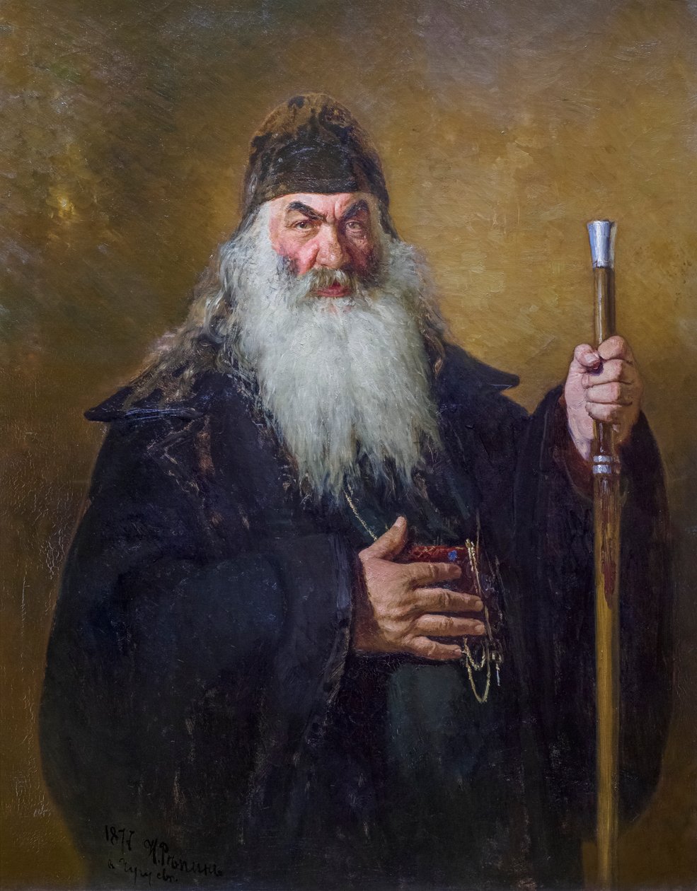 O arquidiácono de Ilya Efimovich Repin