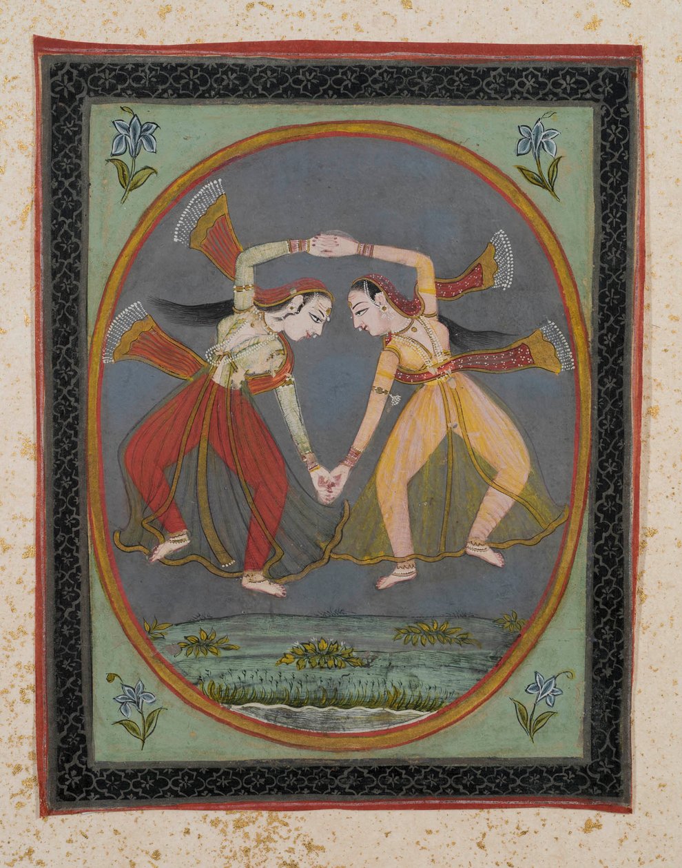 Meninas dançando de Indian School