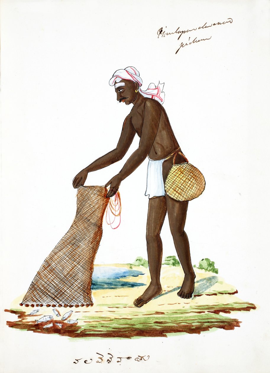 Pescador (wc no papel) de Indian School