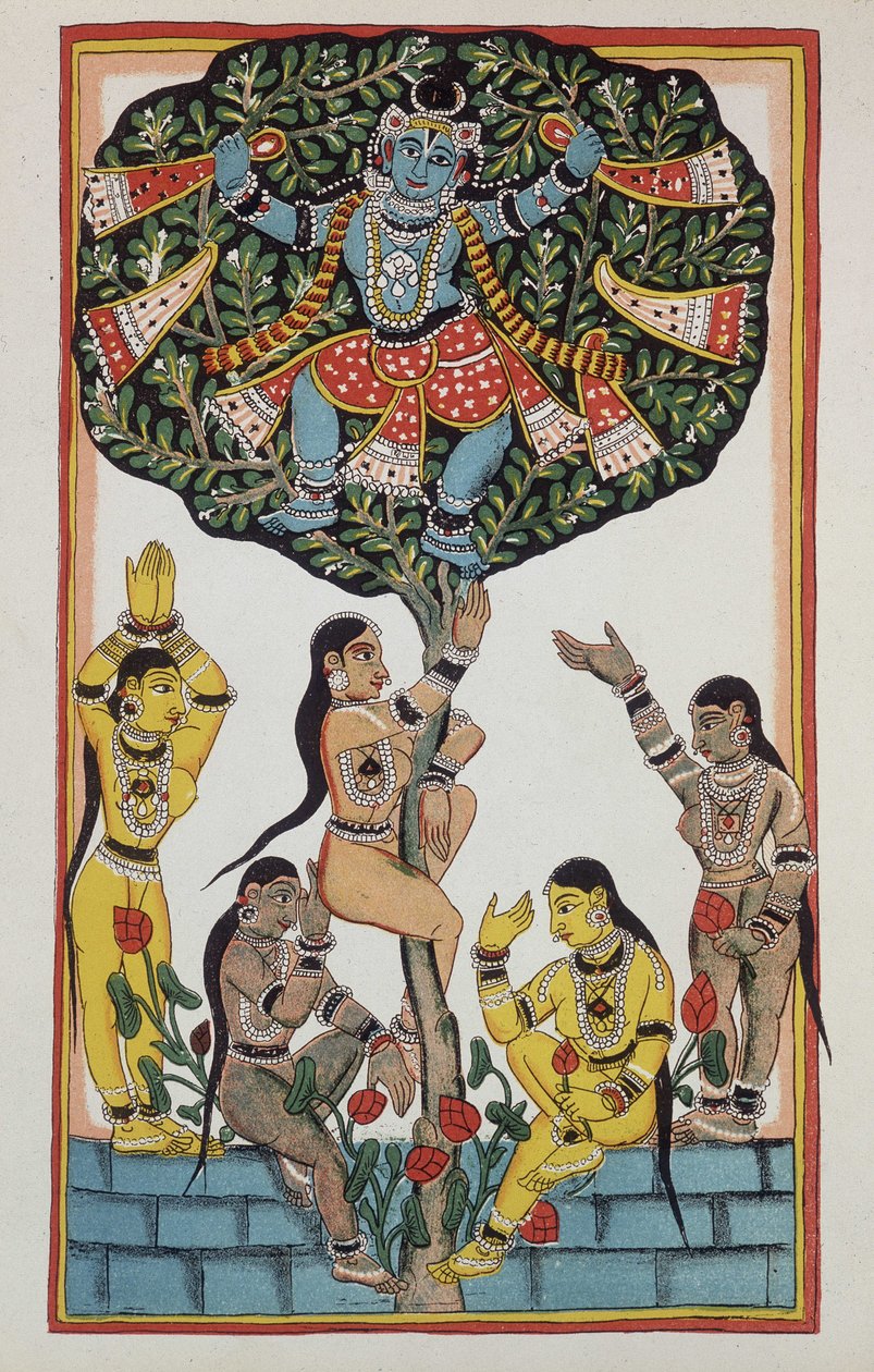 Krishna e 5 deusas de Indian School