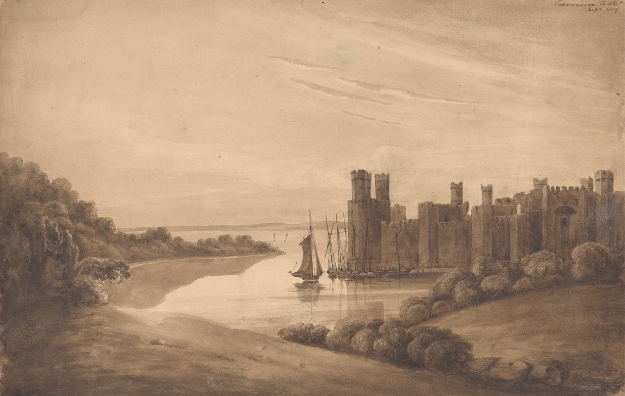 Castelo de Caernarvon de Isaac Weld