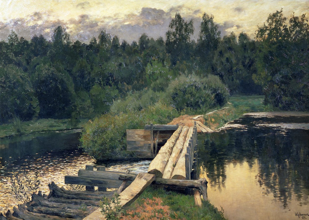 No raso, 1892 de Isaak Ilyich Levitan