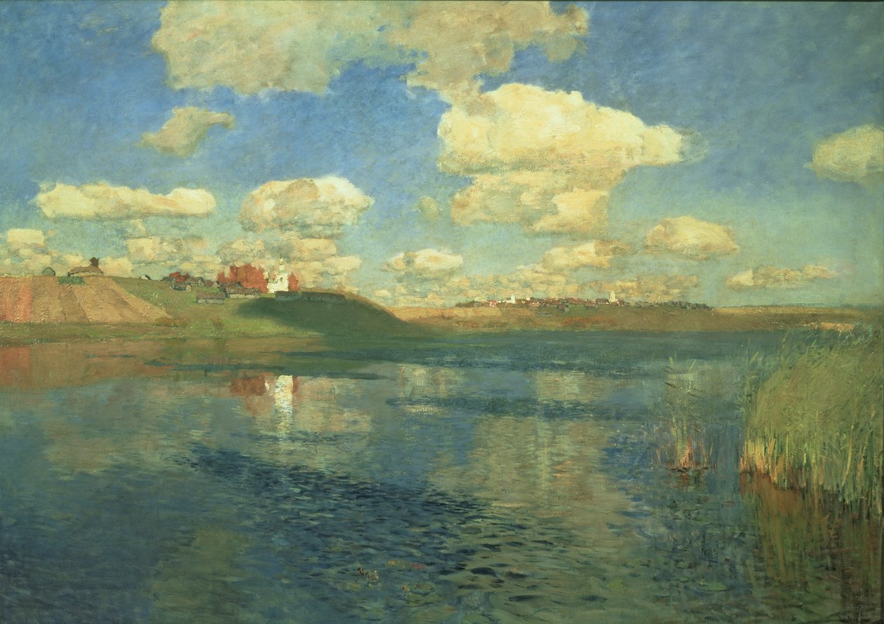 O lago, ou a Rússia, 1900 de Isaak Ilyich Levitan