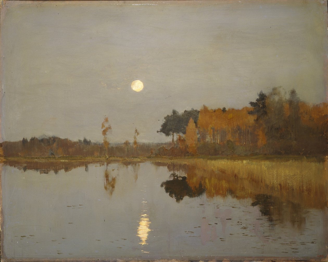 Crepúsculo. Lua, 1899 de Isaak Ilyich Levitan