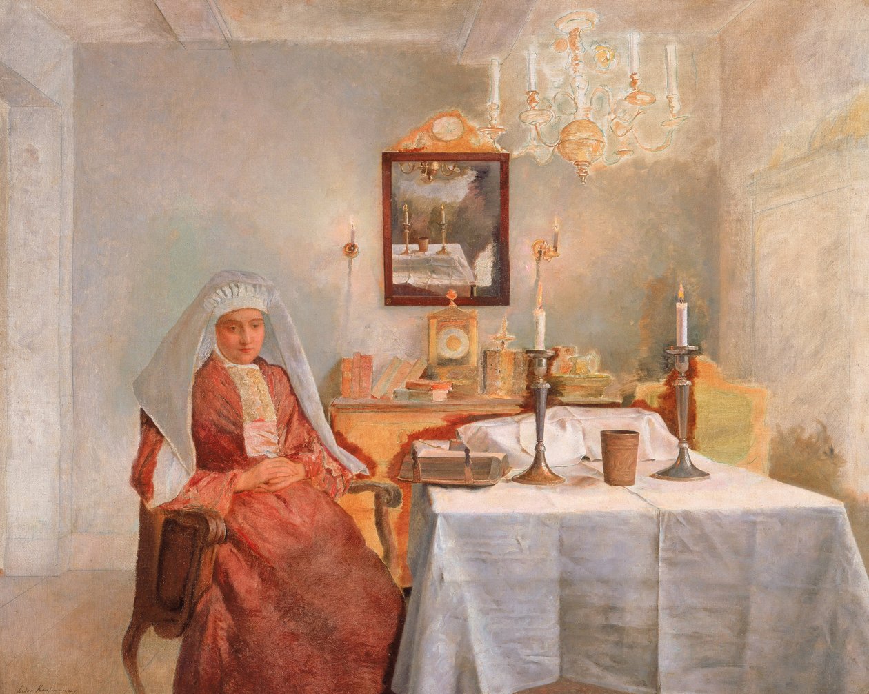 Sexta-feira à noite de Isidor Kaufmann