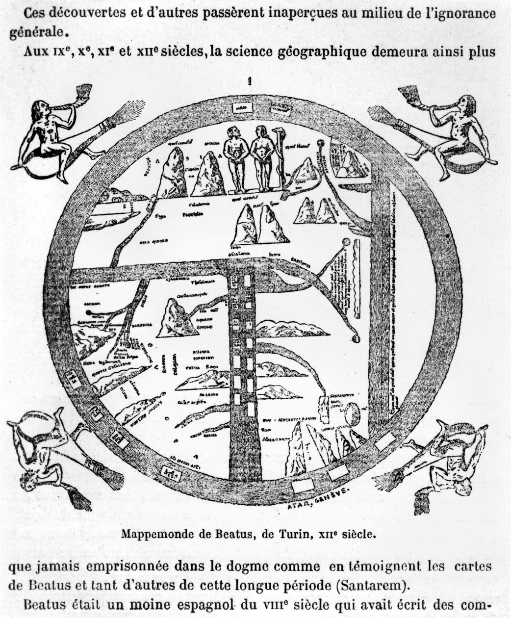 Feliz de Turim mappamundi de Italian School