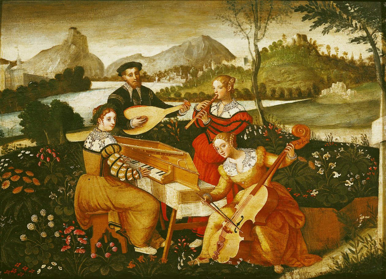 O concerto ao ar livre de Italian School