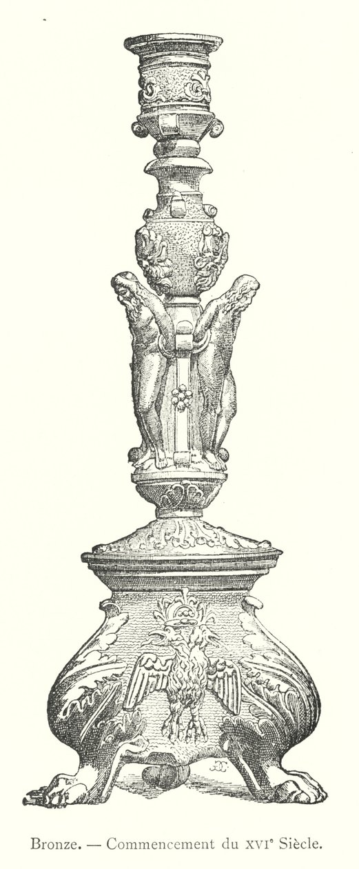 Bronze, Início do século XVI (gravura) de Italian School