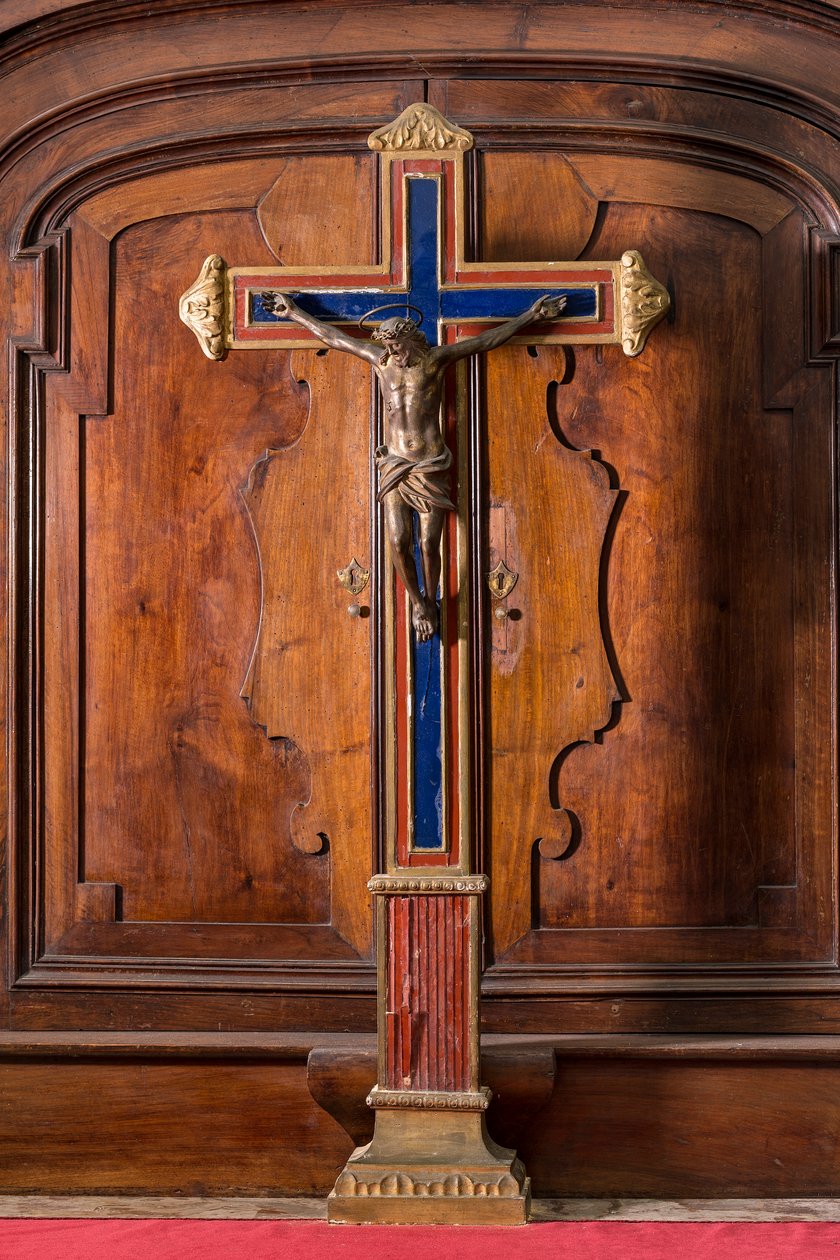 Crucifixo em bronze de Italian School