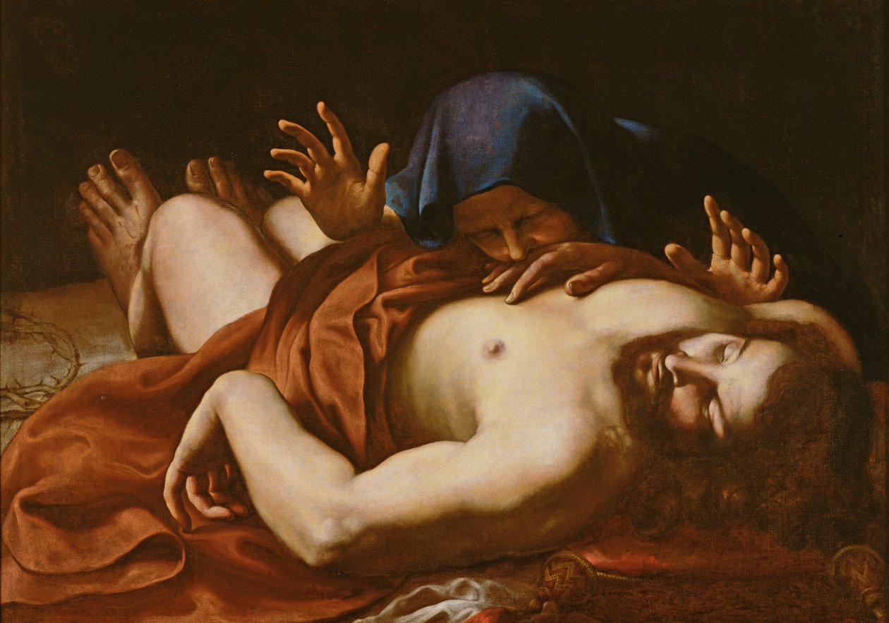 Cristo morto de Italian School