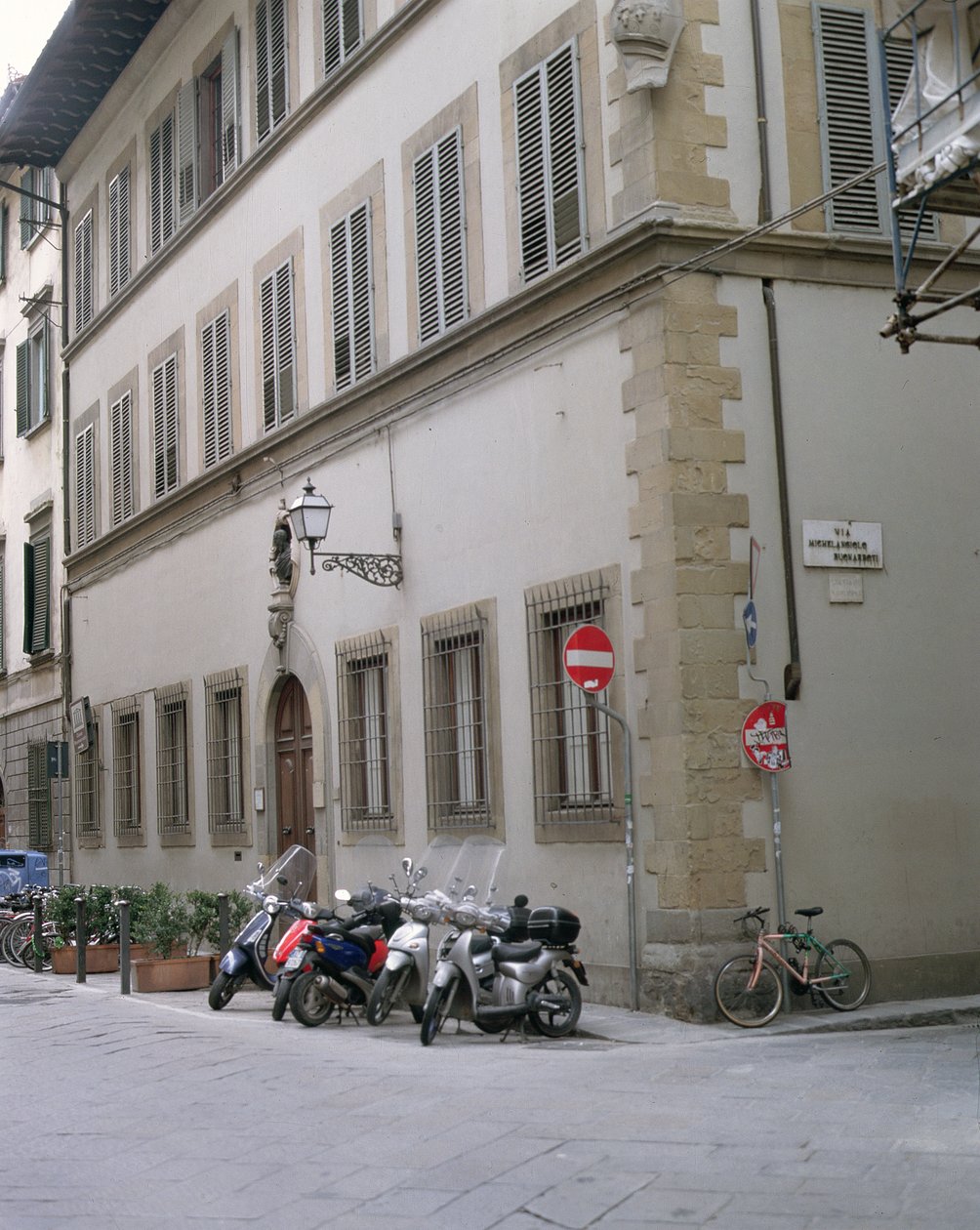 Fachada da Casa Buonarroti de Italian School