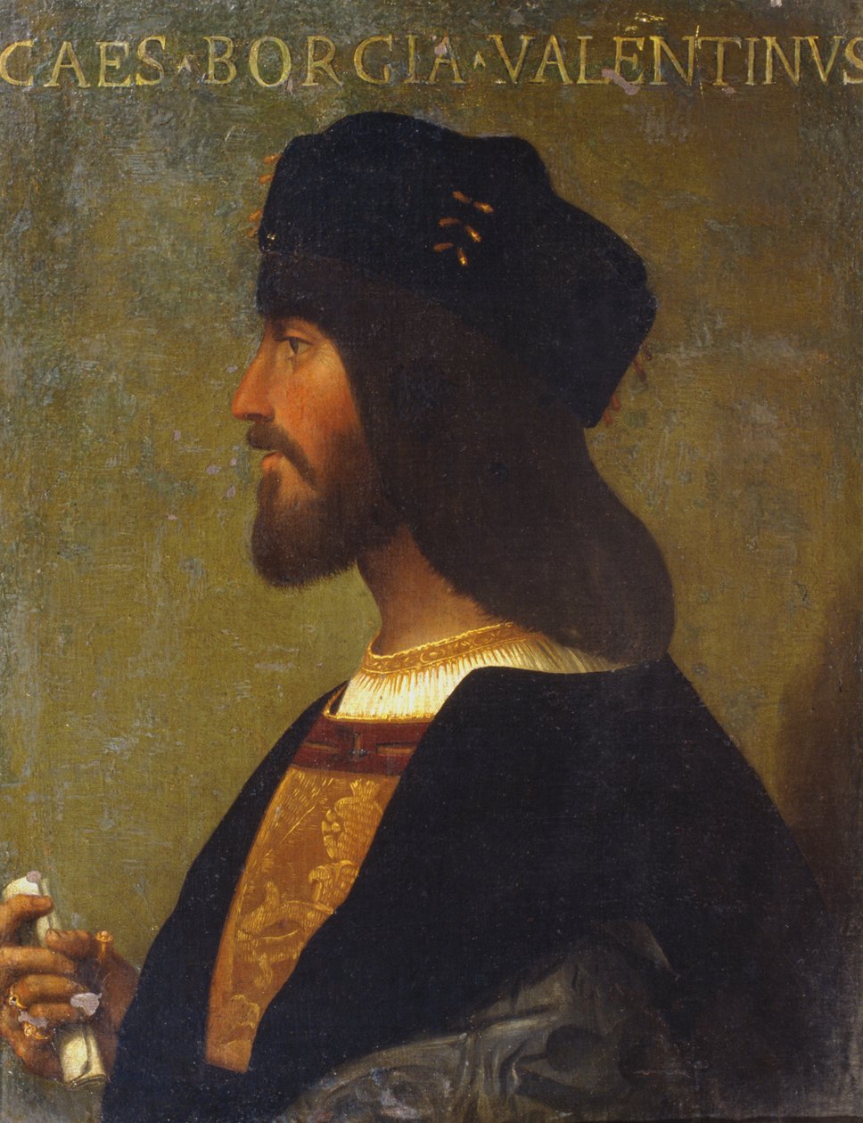 Retrato de Cesare Borgia de Italian School