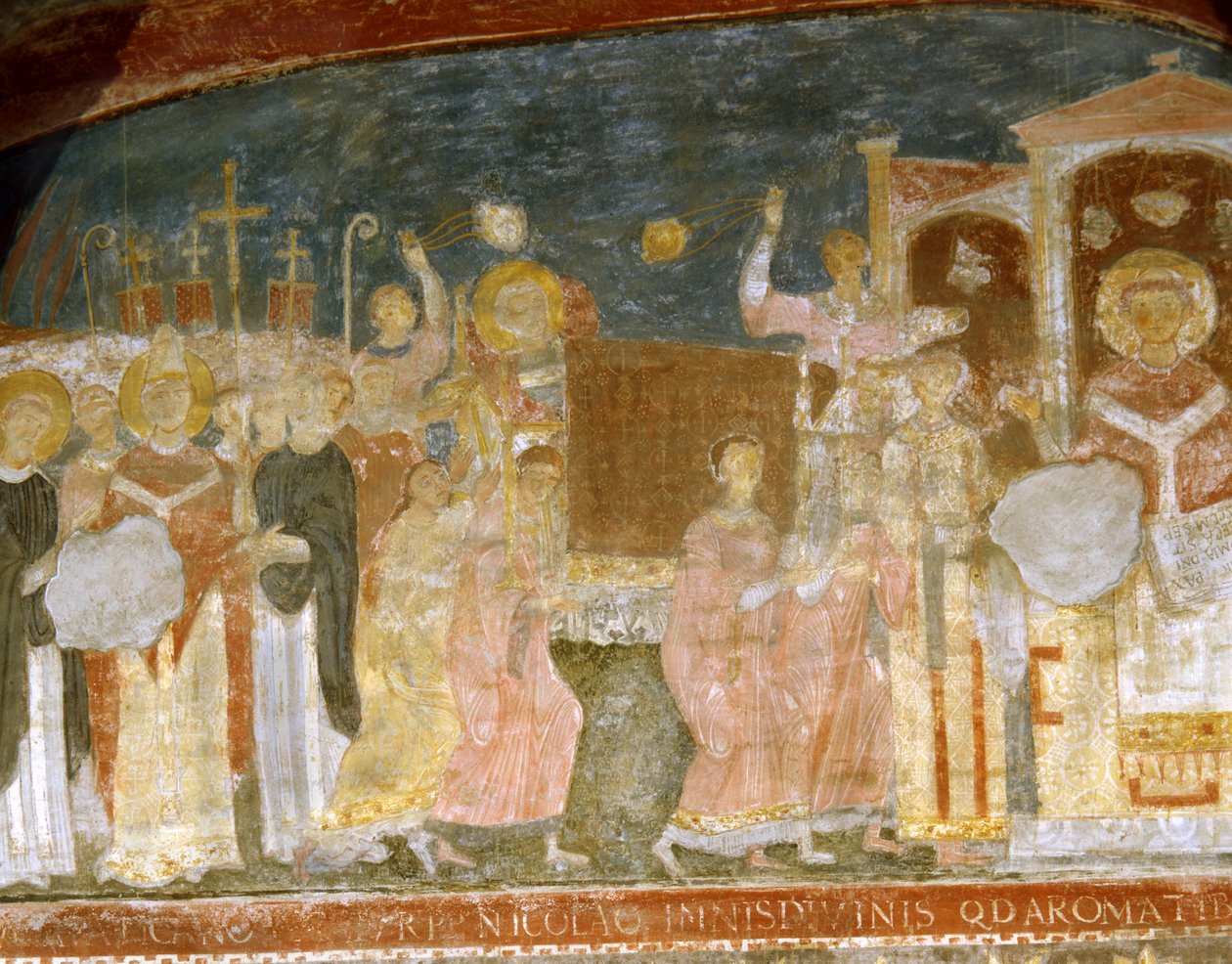 O milagre do templo de Italian School