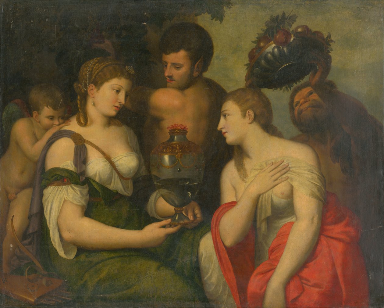 Homenagem a Vênus de Italian School