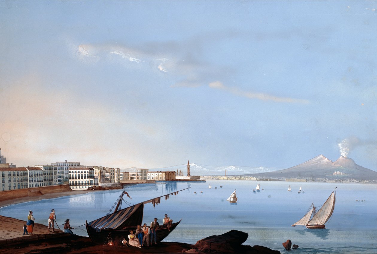 Vista de Santa Lúcia (gouache) de Italian School