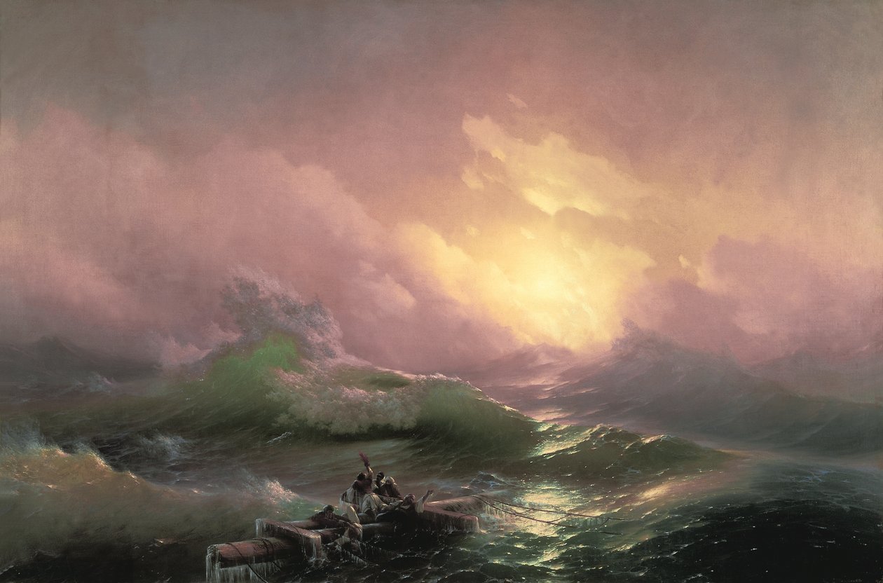 A Nona Onda de Ivan Konstantinovich Aivazovsky