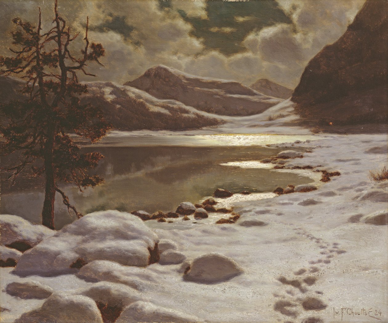 Luar no inverno de Ivan Fedorovich Choultse