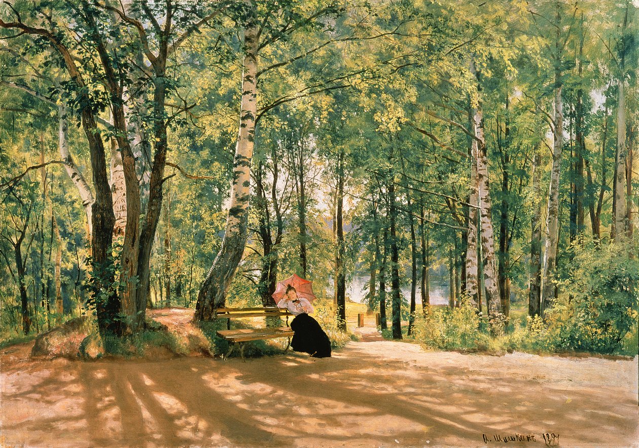 Na Casa de Verão, 1894 de Ivan Ivanovich Shishkin