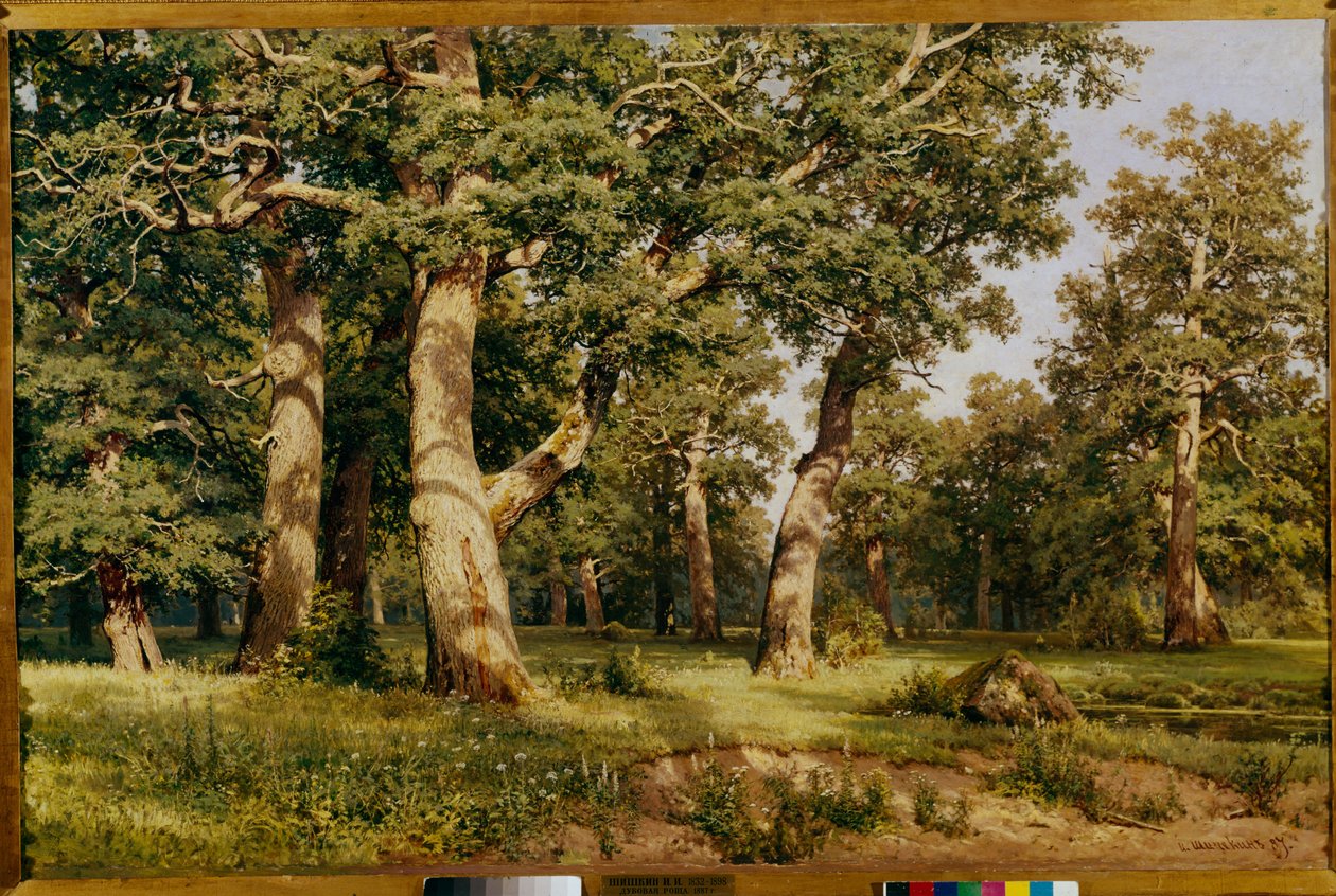 Oak Grove, 1887 de Ivan Ivanovich Shishkin