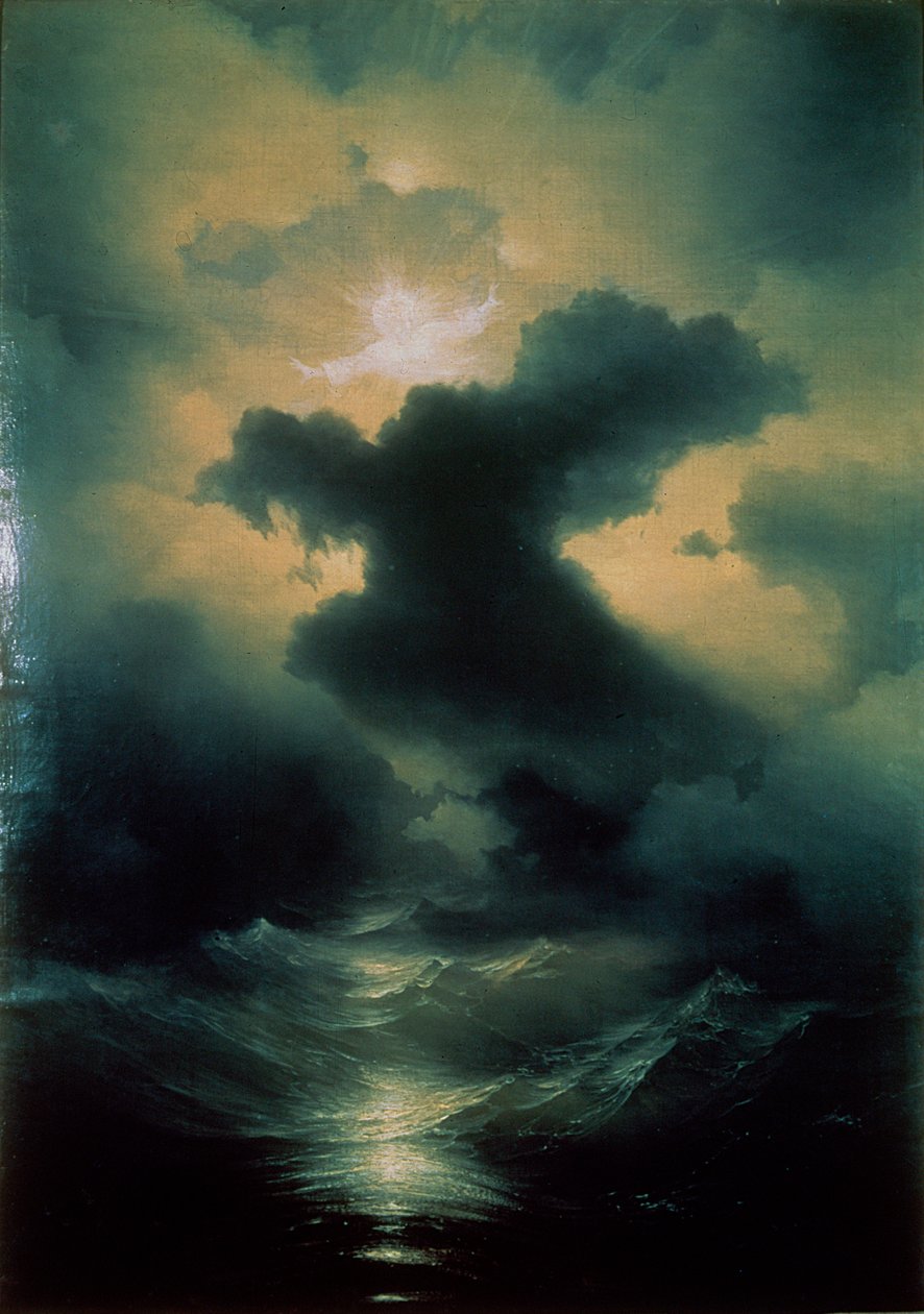Caos (a criação), 1841 de Ivan Konstantinovich Aivazovsky