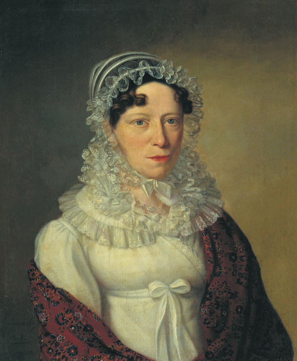 Retrato de uma mulher de Ivan Smirnovskiy