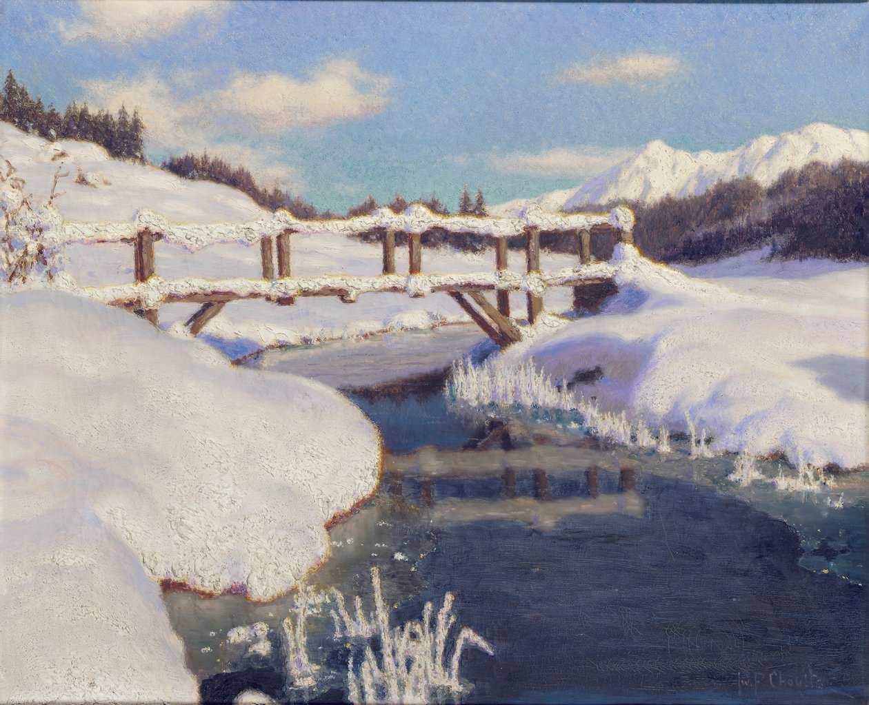 Sol na neve, Suíça de Ivan Fedorovich Choultse