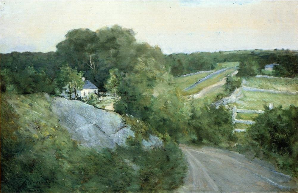 Colinas Verdes e Farmlandn de J. Alden Weir