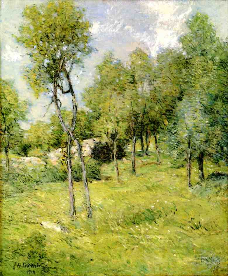 Paisagismo de verão de J. Alden Weir
