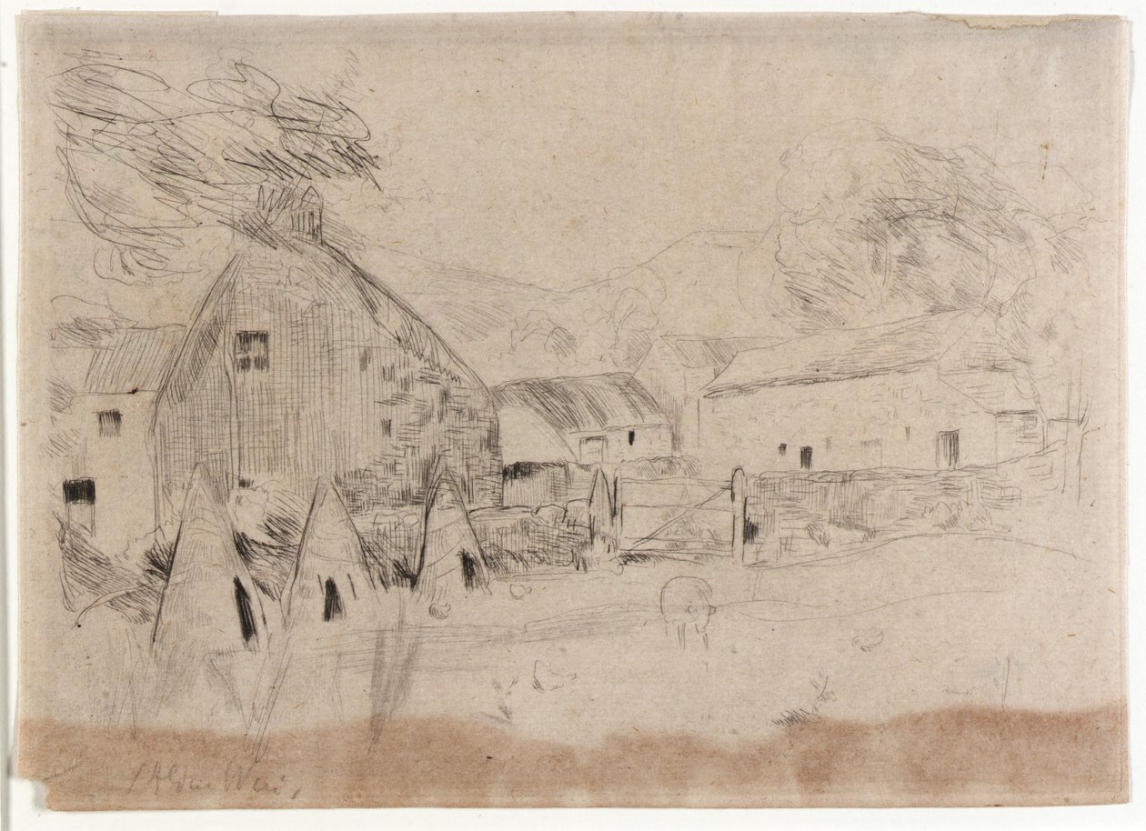 Quintal--Ilha de Man de J. Alden Weir