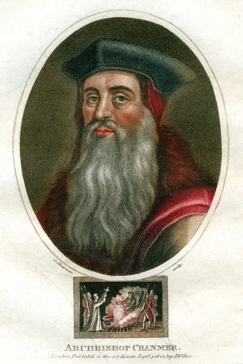 Arcebispo Cranmer, 1816. de J. Chapman