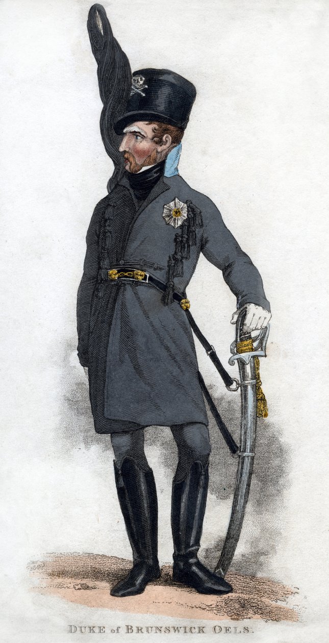 Duque de Brunswick Oels, 1810. de J. Chapman