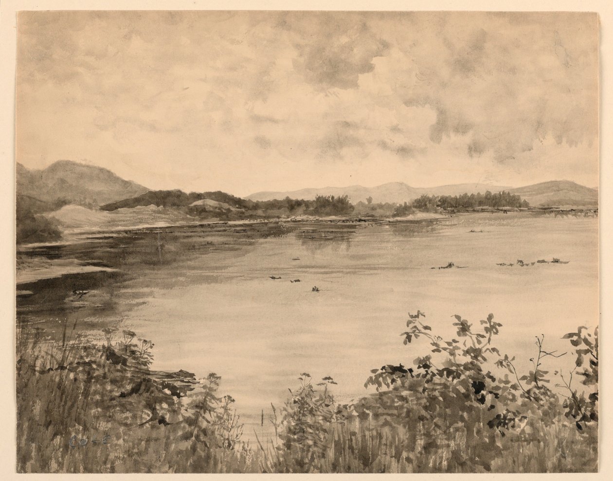 Lago de New Hampshire de J. Foxcroft Cole