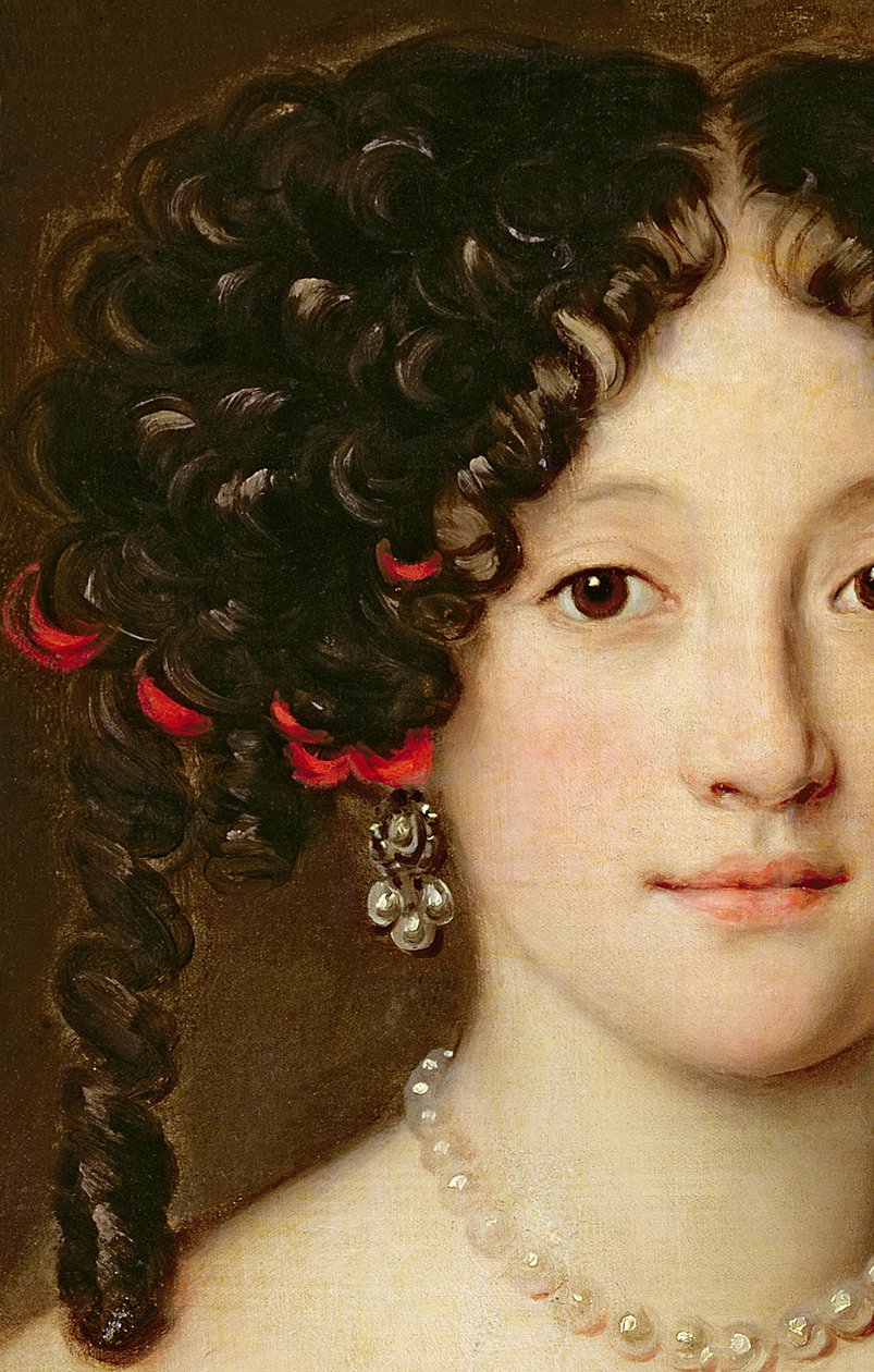 Retrato de uma mulher (detalhe de 222247) de Jacob Ferdinand Voet