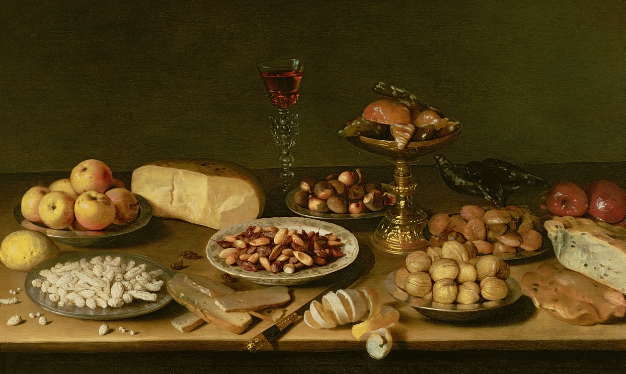 Banquete ainda vida de Jacob  Foppens van Es