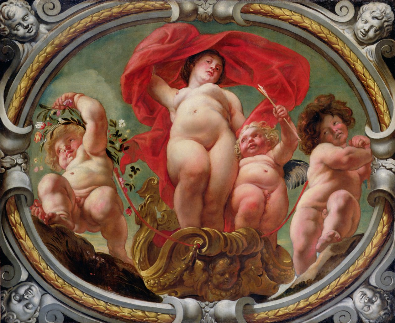 Gêmeos, dos Signos do Zodíaco (ver também 196700 a 196711) de Jacob Jordaens