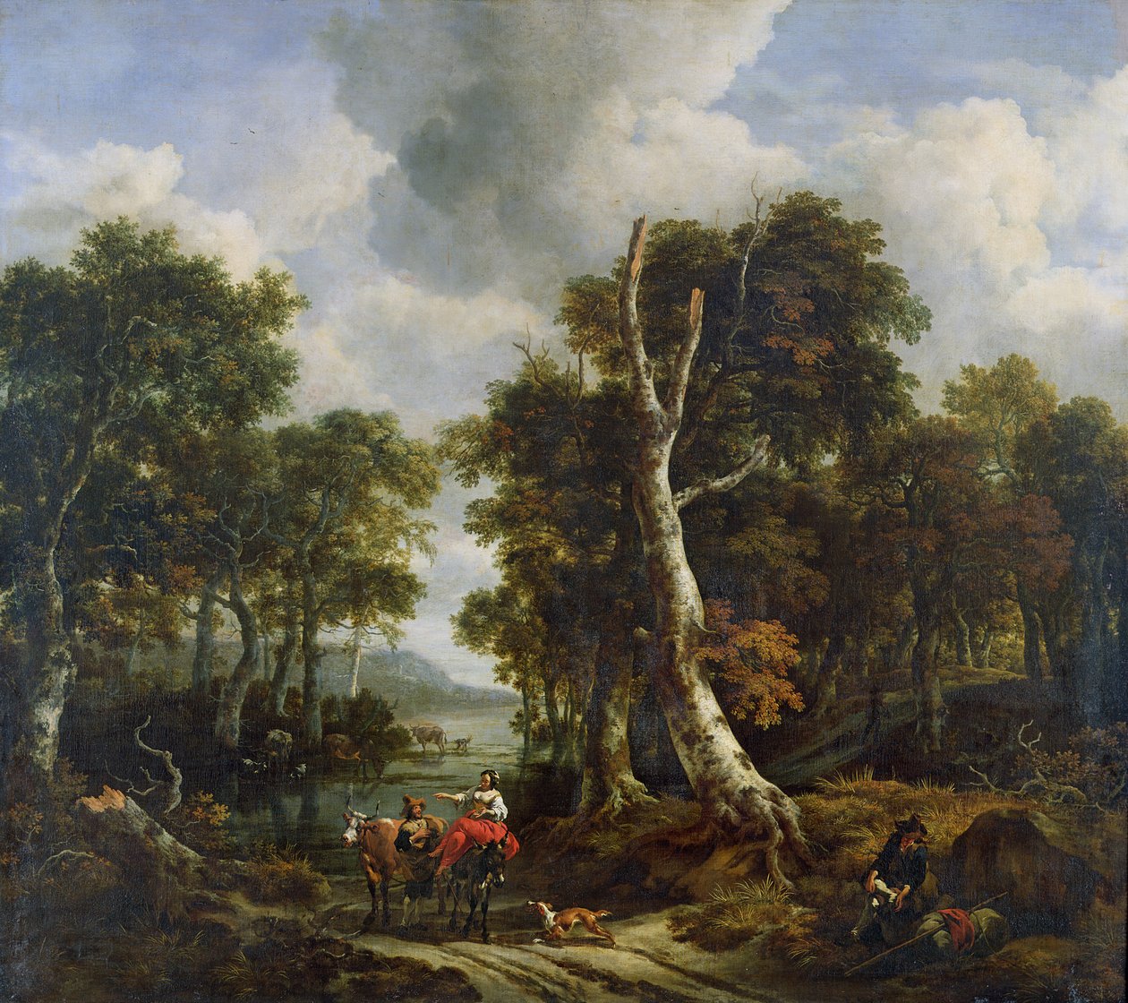 A floresta, c.1660 de Jacob van Ruisdael