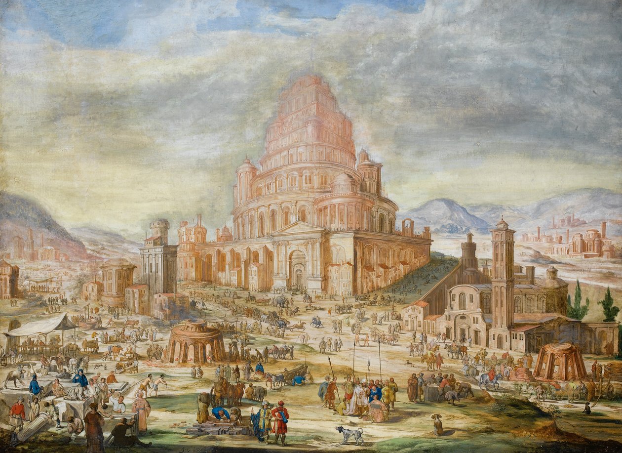 A torre de babel de Jacob van der Ulft