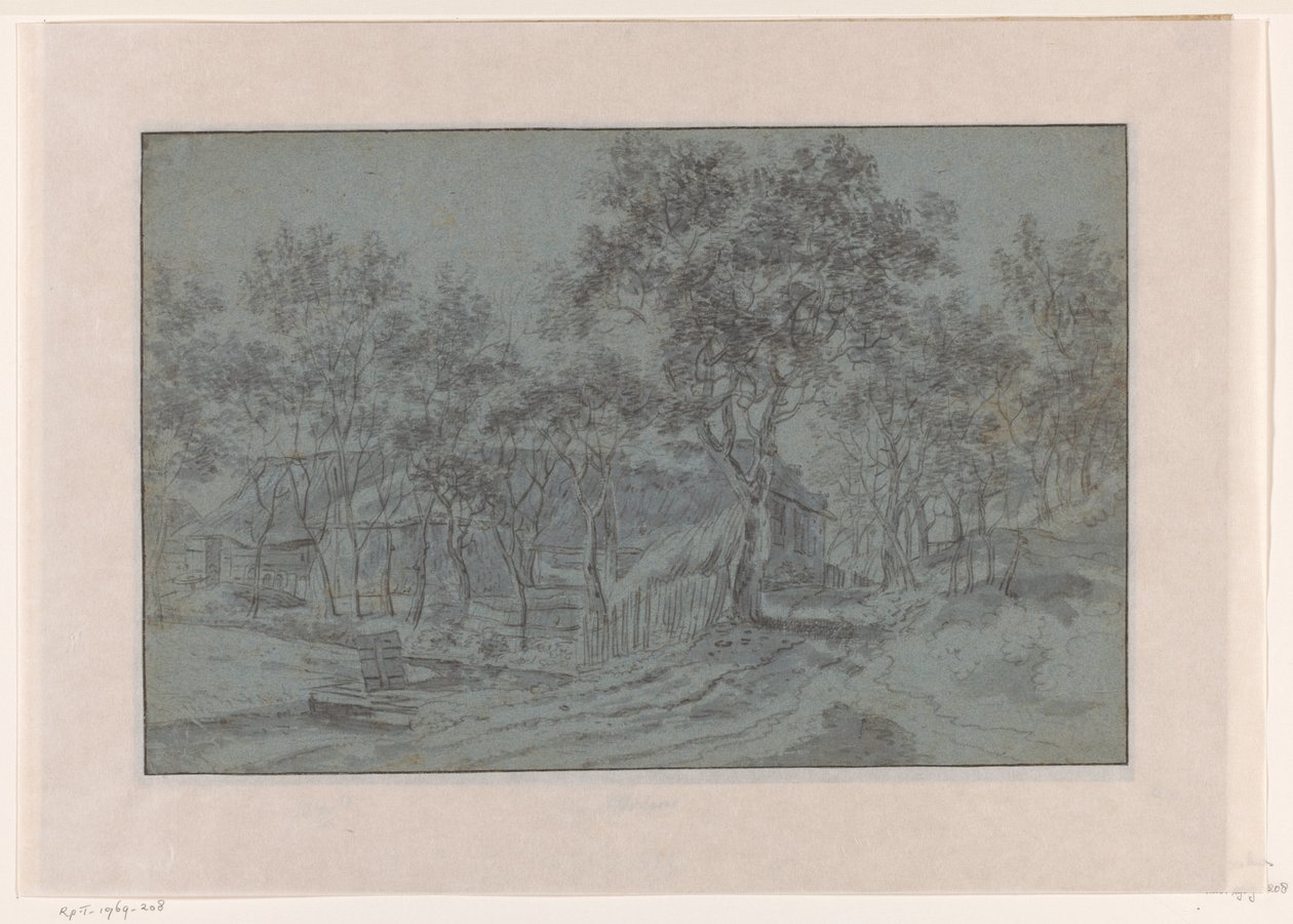 Fazenda entre árvores de Jacob Esselens