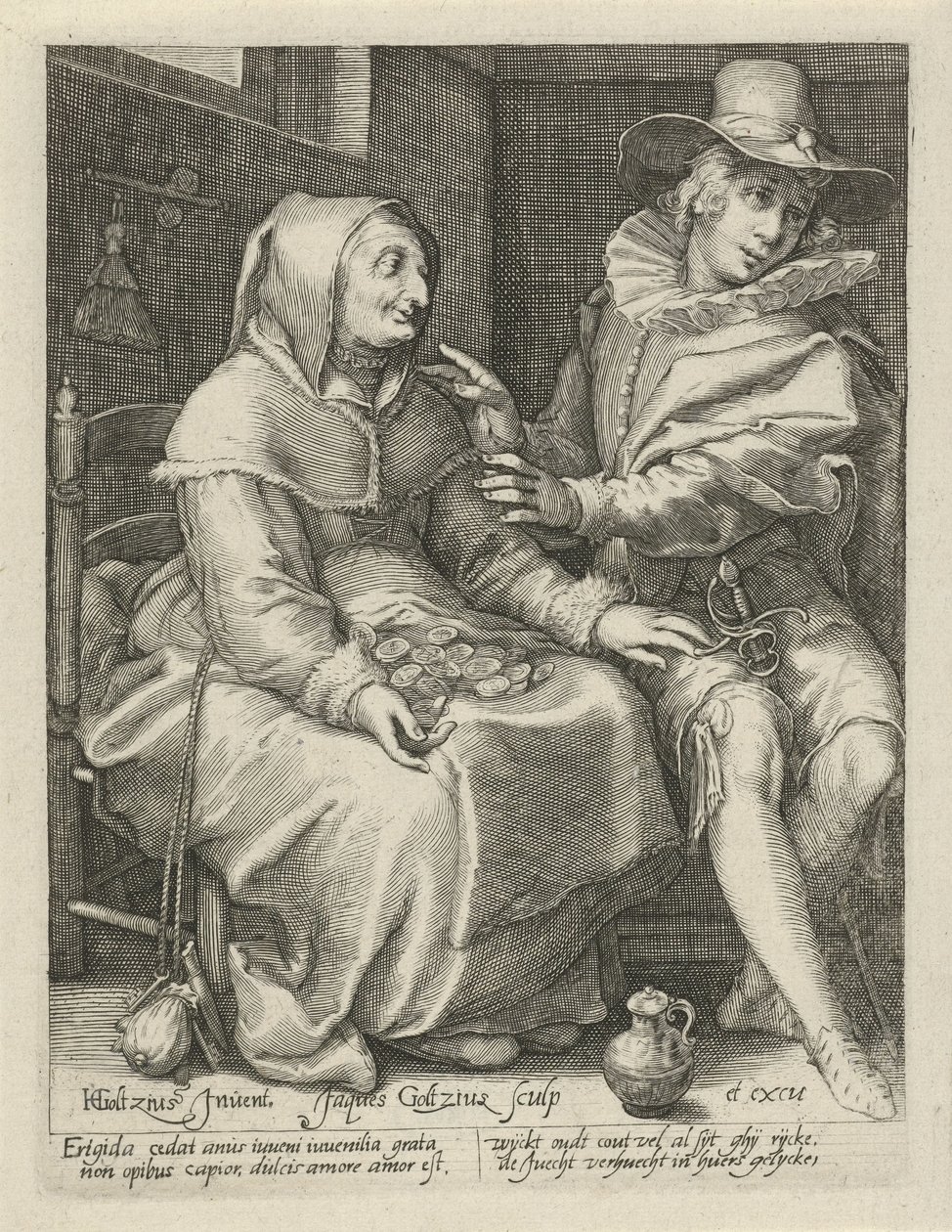 amor desigual de Jacob Goltzius (II)