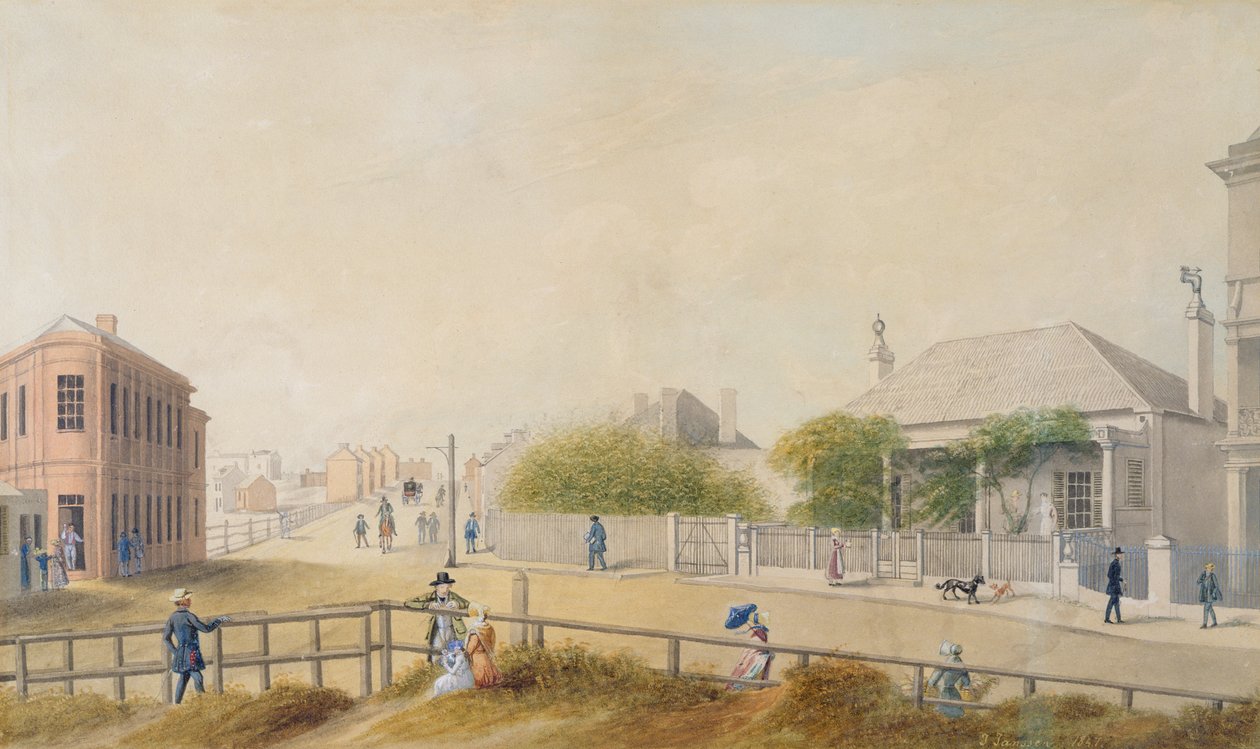 Oxford Street, Sydney, 1847 de Jacob Janssen