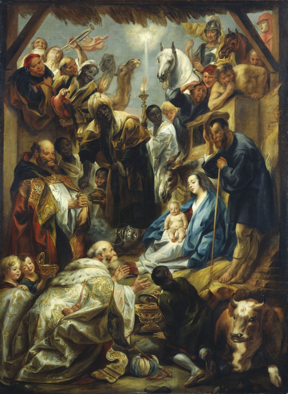 Adoração dos Reis de Jacob Jordaens