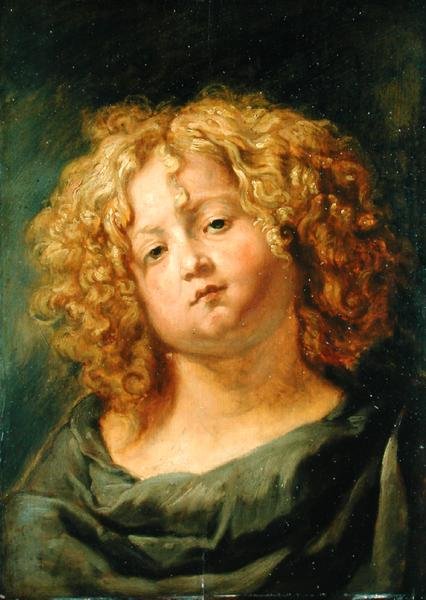 A garota de cabelos crespos de Jacob Jordaens