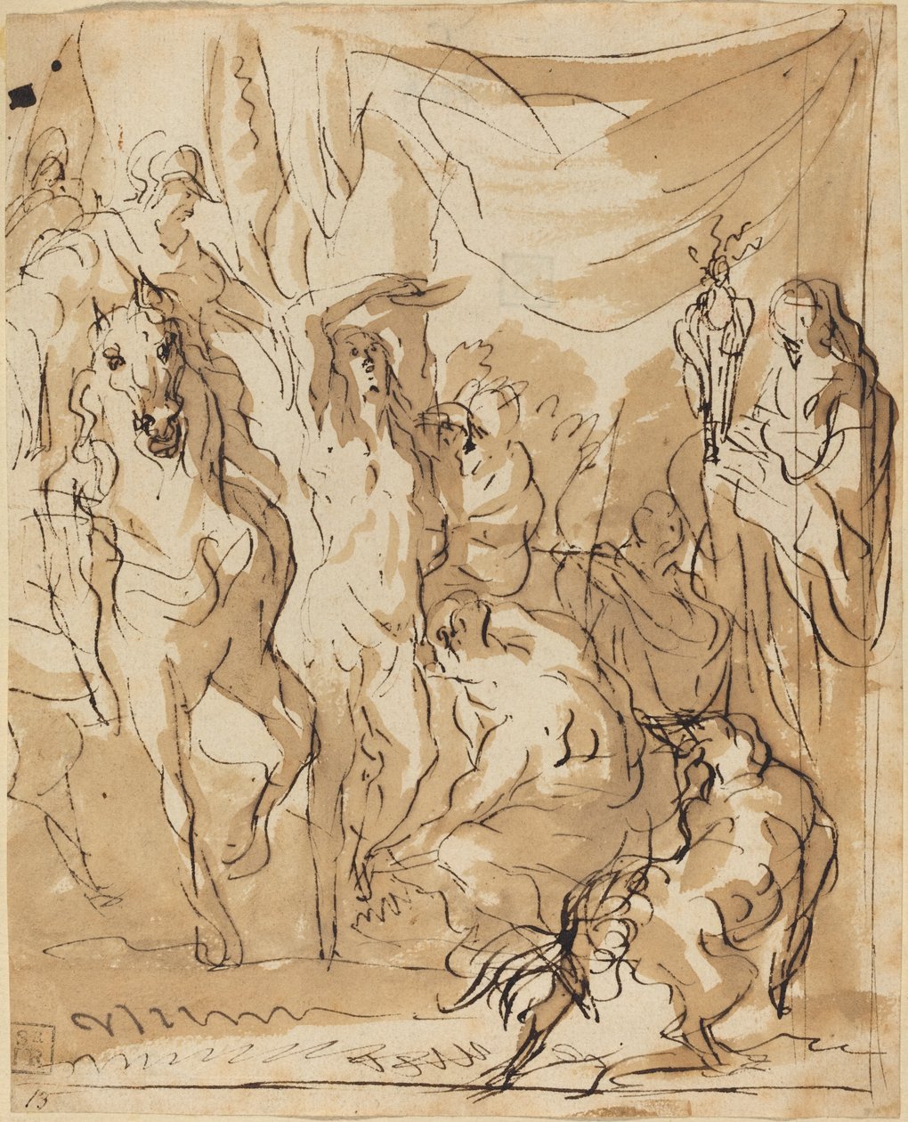 O Martírio de São Sebastião de Jacob Jordaens