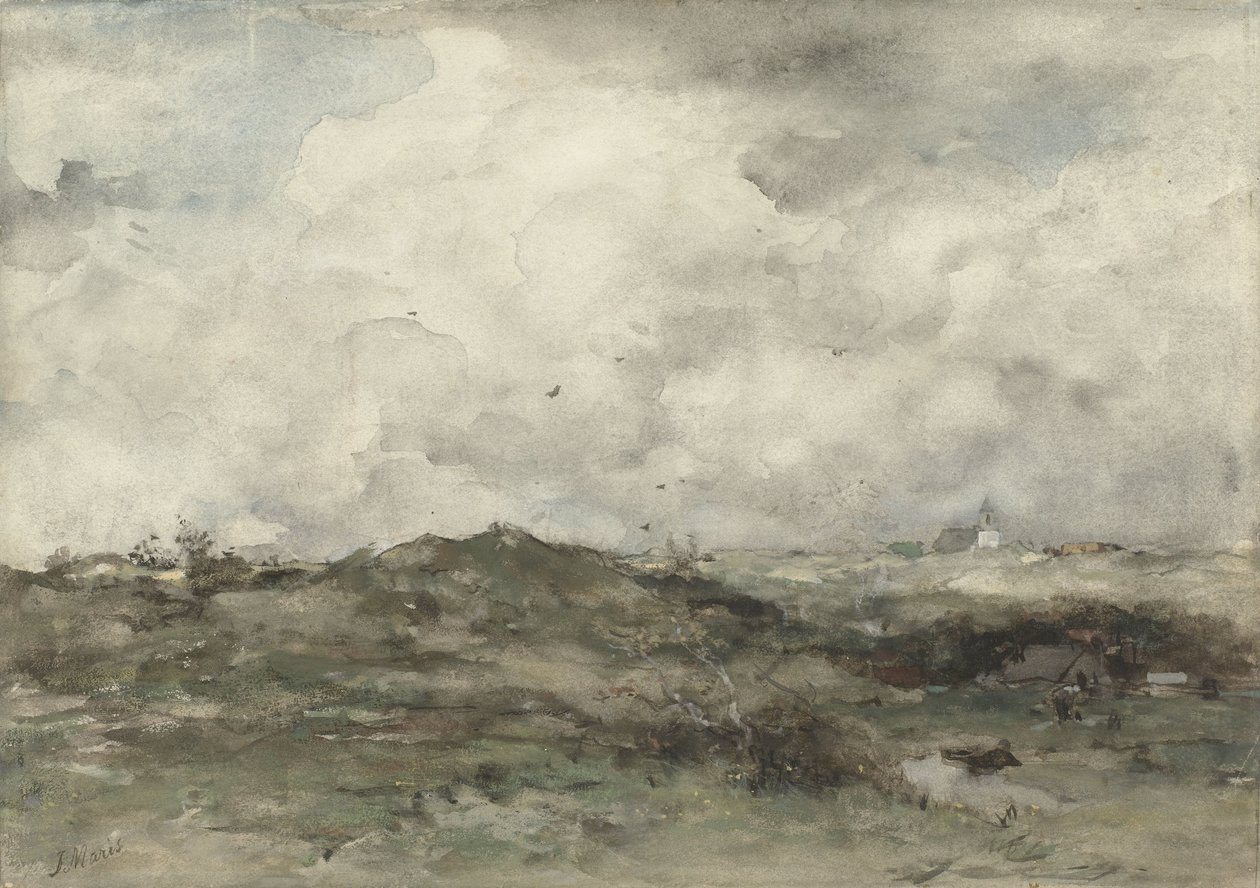 Paisagem dunar de Jacob Maris