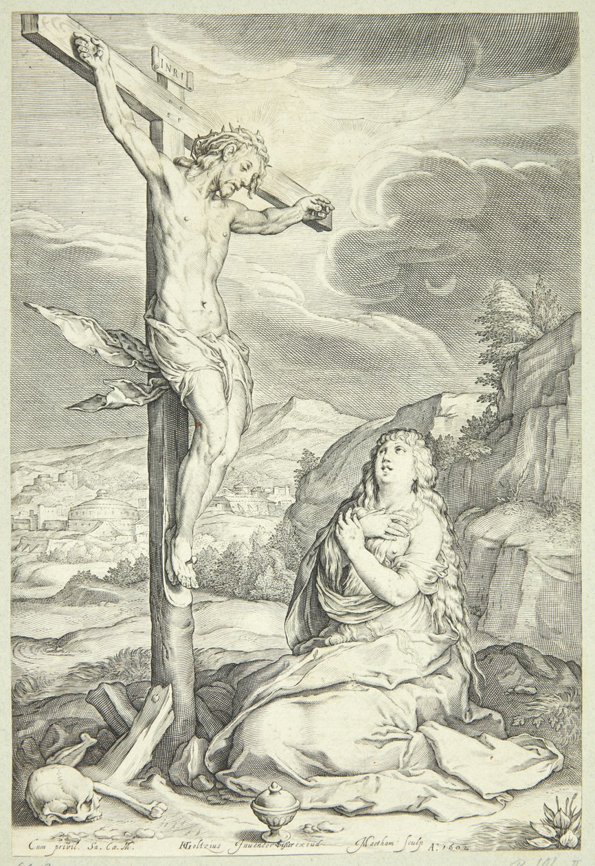 A penitente Maria Madalena de Jacob Matham