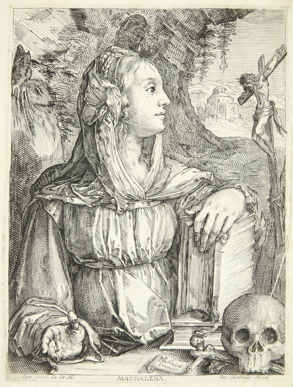 A penitente Maria Madalena de Jacob Matham