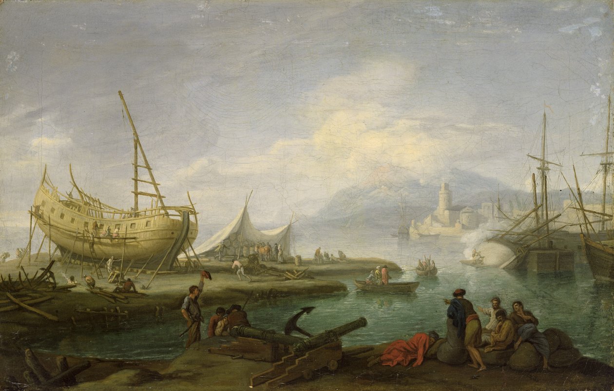 Paisagem Costeira de Jacob Philippe Hackert