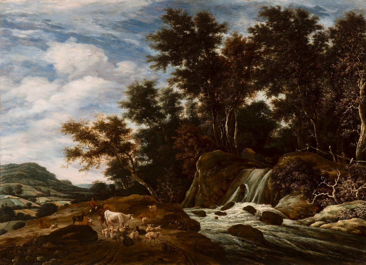 A Cascata de Jacob Salomonsz van Ruysdael