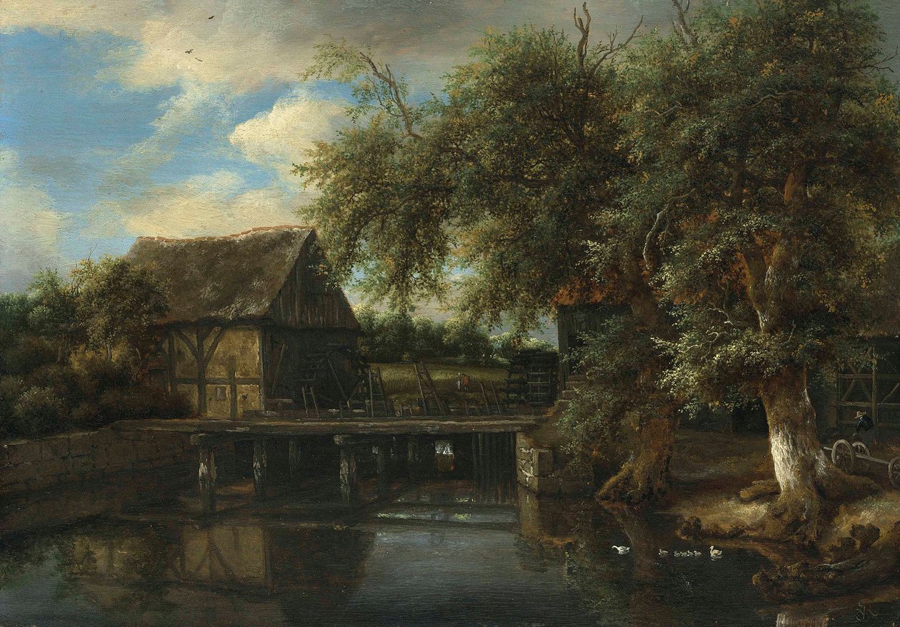 Um moinho de água de Jacob van Ruisdael