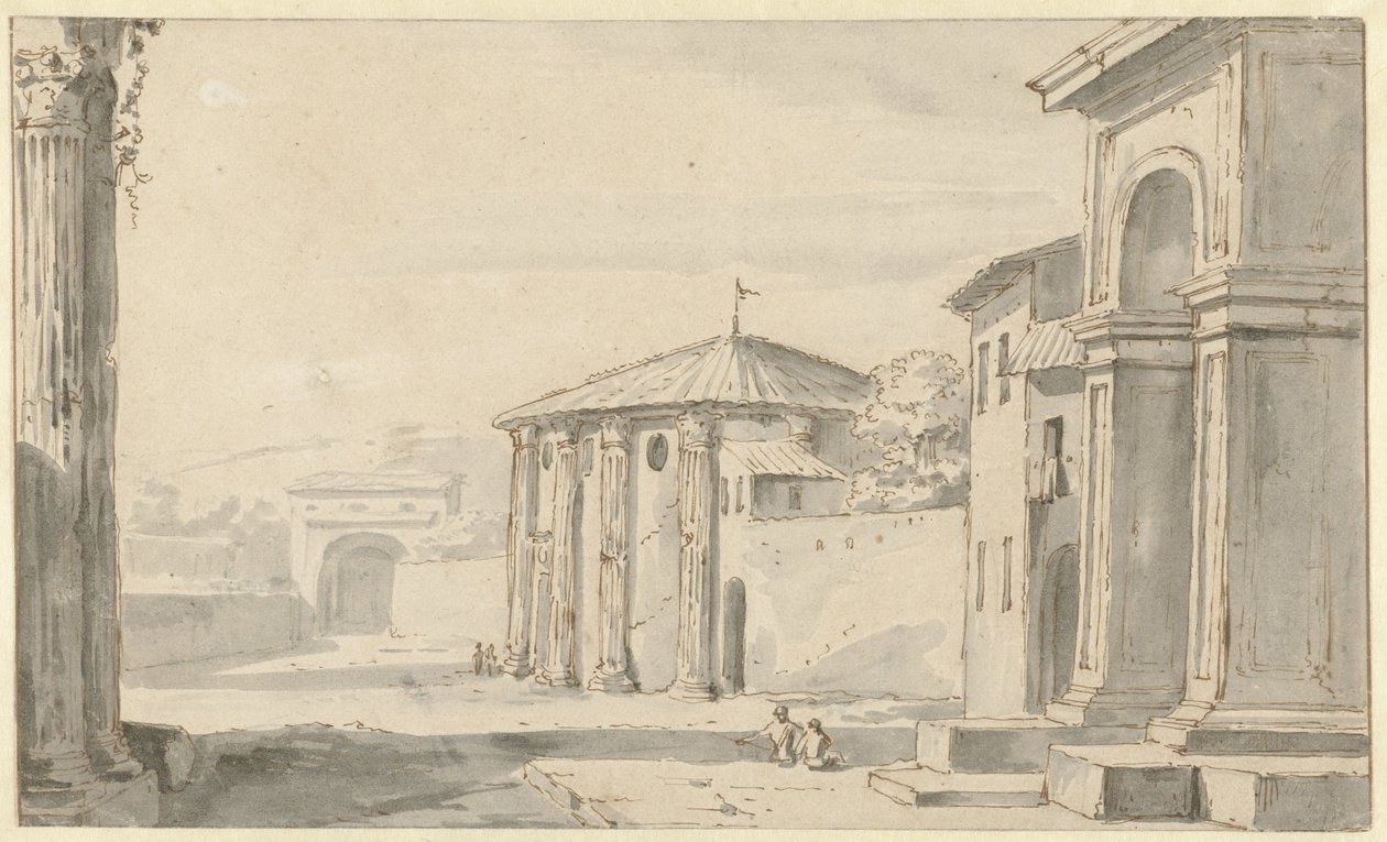 Vista de Roma de Jacob van der Ulft